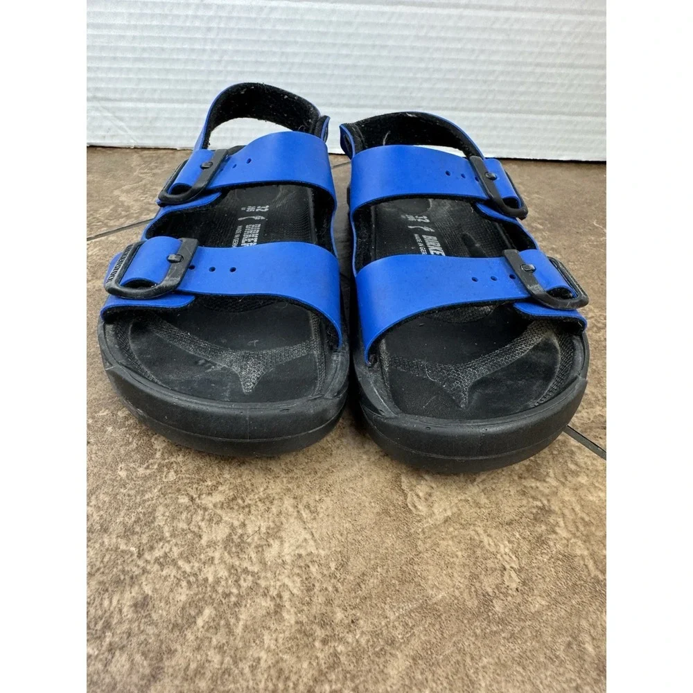 Birkenstocks Kids Blue Slip-On, EU Size 32 US Kids Size 1.5